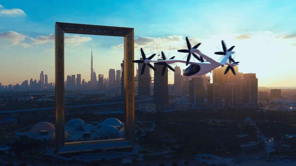 Where will the Air Taxis Operate in Dubai