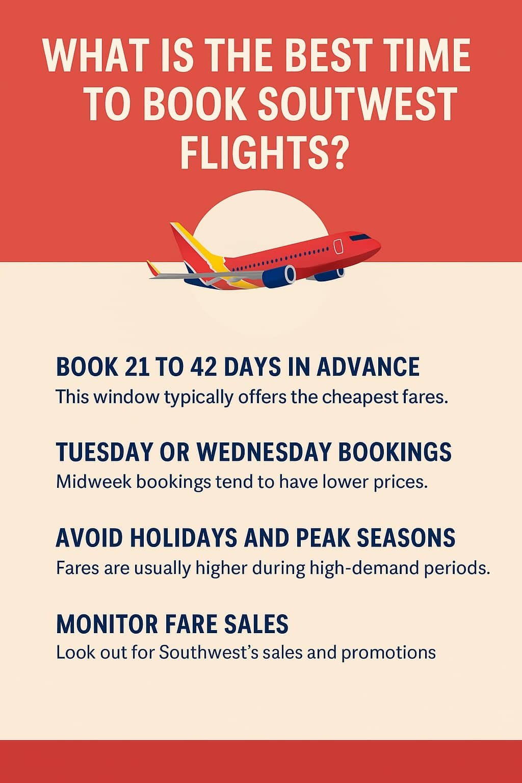 Best Time to Book Southwest Flights