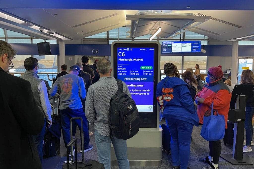 United Airlines Boarding Group