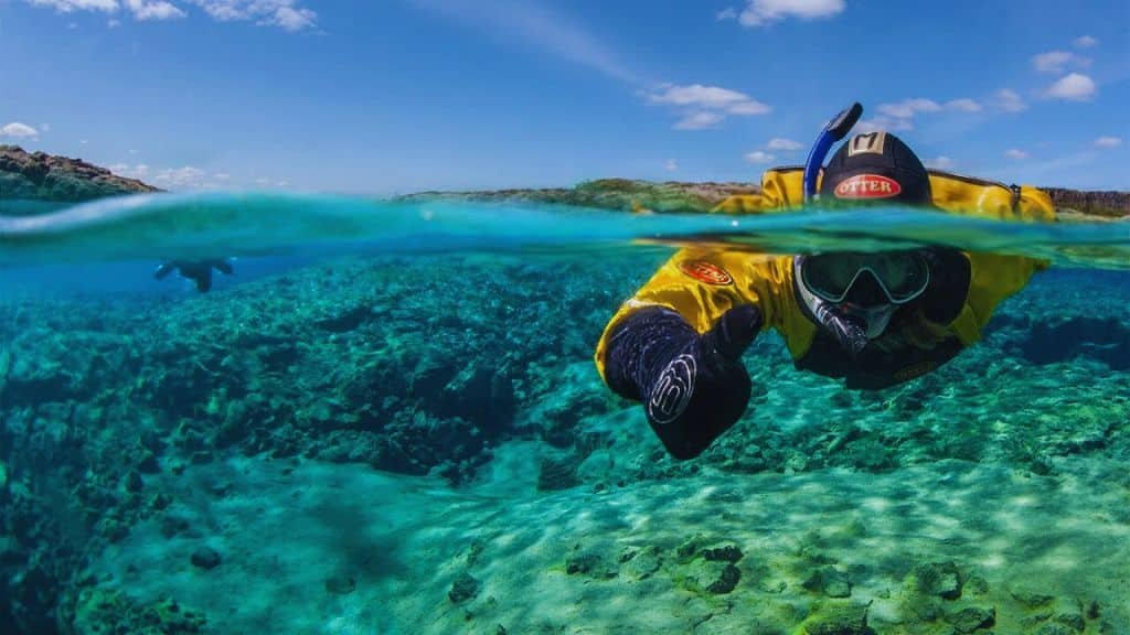 Snorkeling in Silfra Fissure