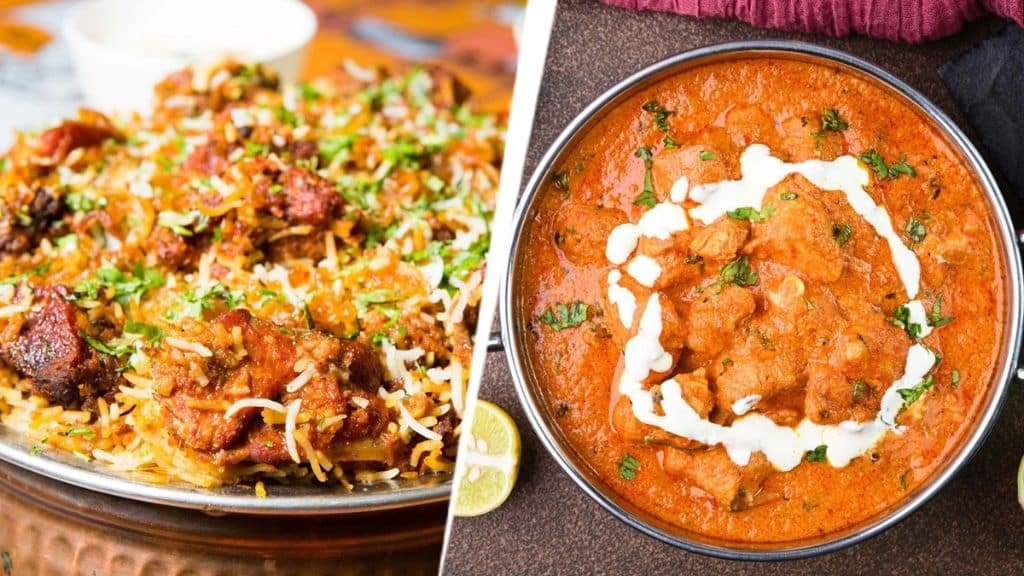 India Biryani and Butter Chicken