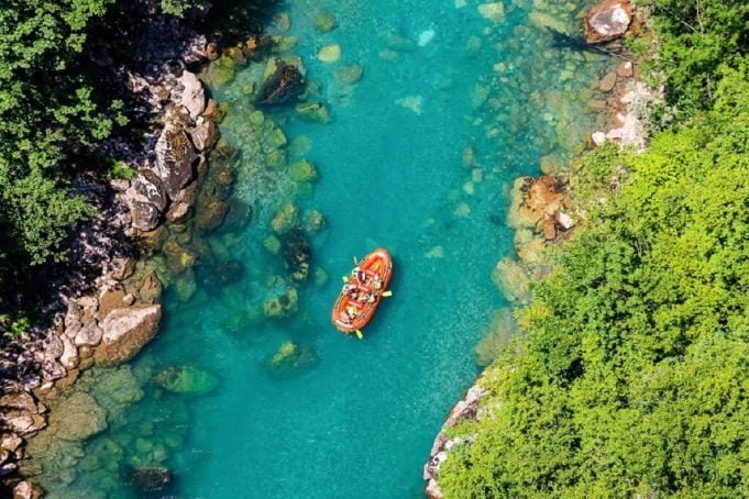 Rafting on the River Tara