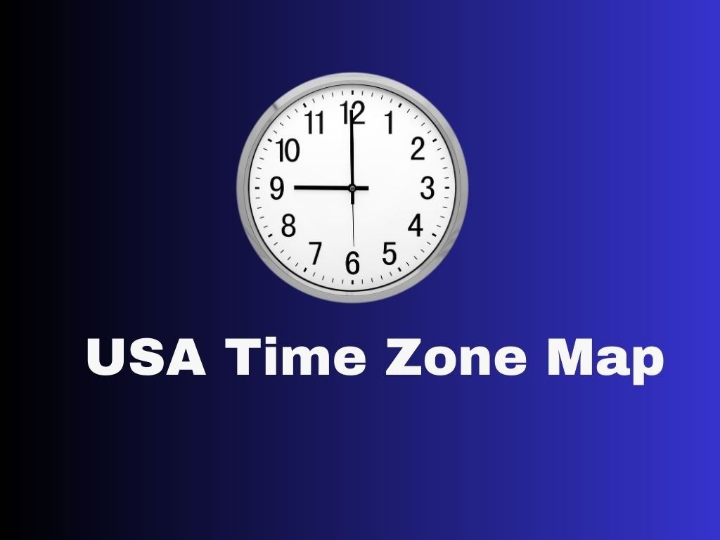 USA Time Zone Map