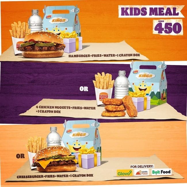 Burger King's Kids Menu