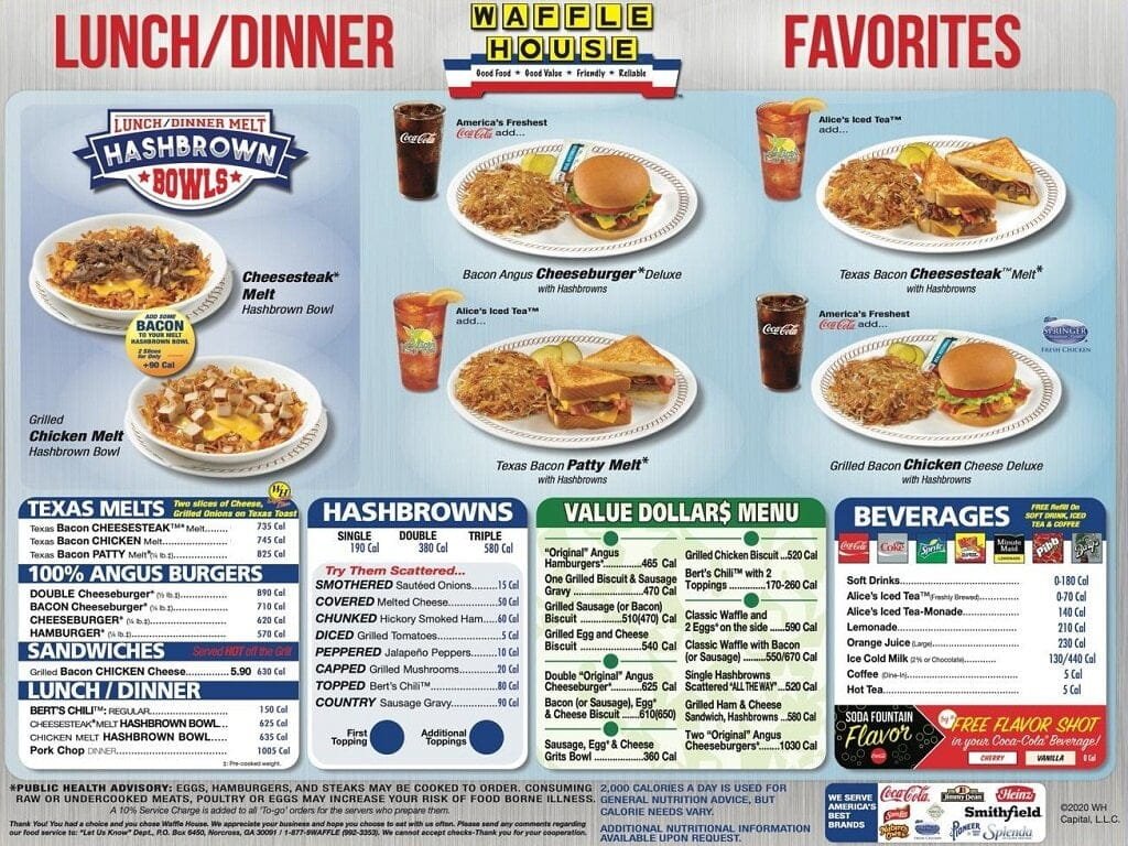 Lunch and Dinner Menu