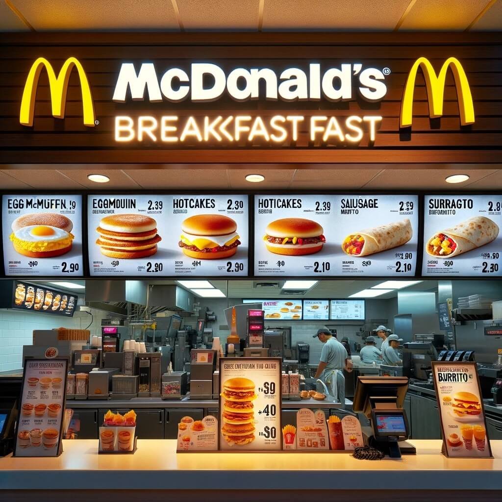 McDonald Breakfast Menu