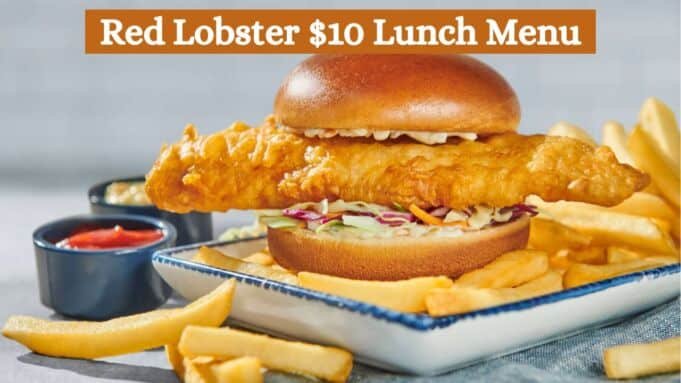 Red Lobster $10 Lunch Menu