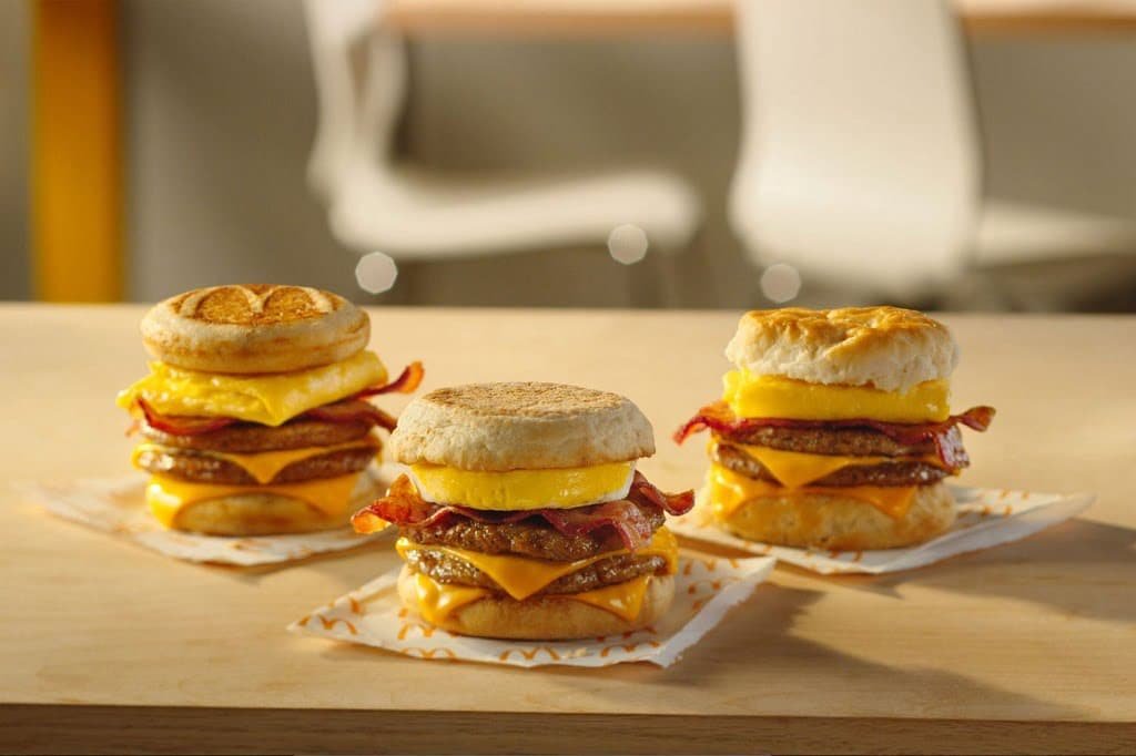 mcdonald's breakfast sandwiches
