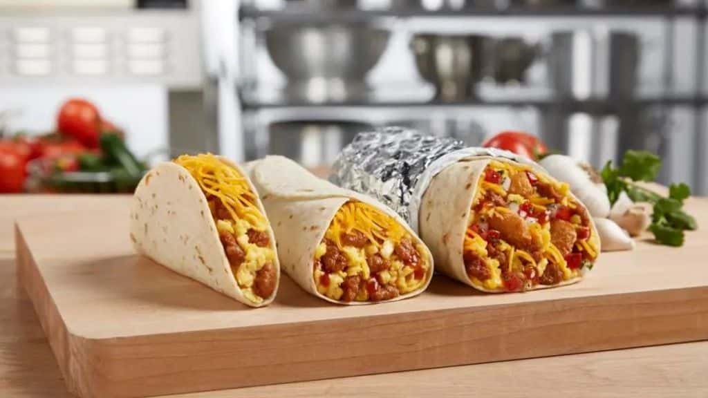Del Taco Breakfast Menu with Prices