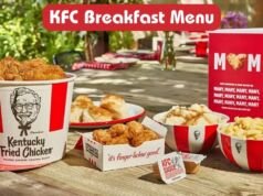 KFC Breakfast Menu, Hours, and Prices in 2024 KFC Breakfast Menu