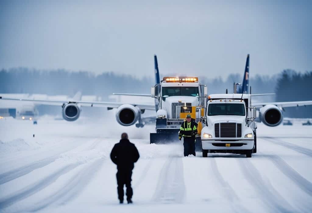 Airport Snow Removal and Flight Continuity Planning