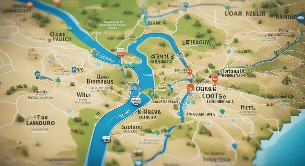 Los Angeles to San Francisco Road Trip Map