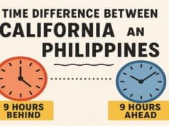 Time Difference Between California and Philippines Time Difference Between California and Philippines