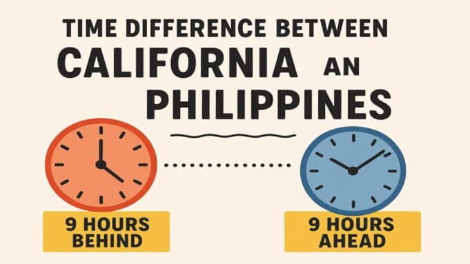 Time Difference Between California and Philippines Time Difference Between California and Philippines