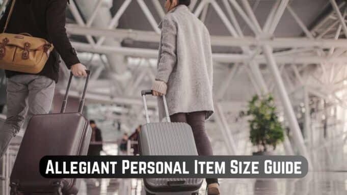 Allegiant Personal Item Size