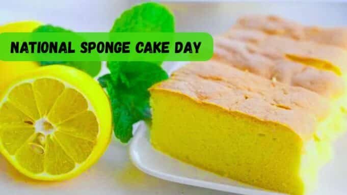 National Sponge Cake Day