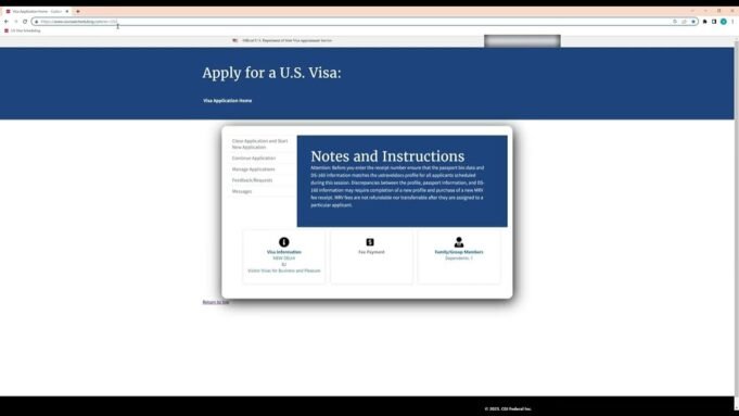 PSE0601 Error US Visa Scheduling