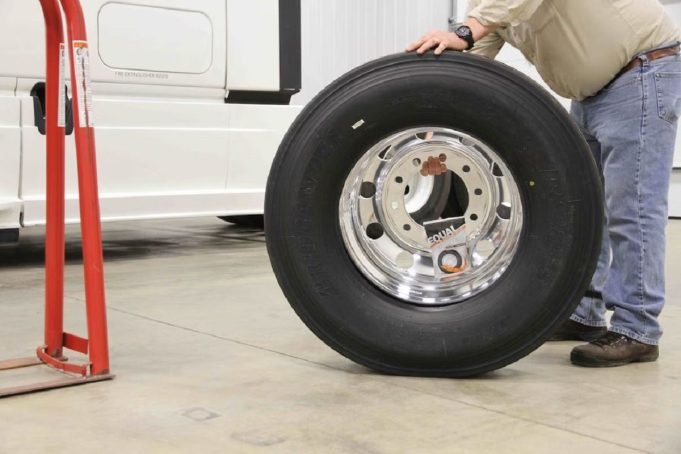 Truck Tire Safety Step