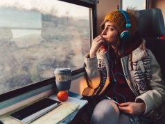 Essential Gadgets for Girls Traveling Solo Traveler on a journey with train