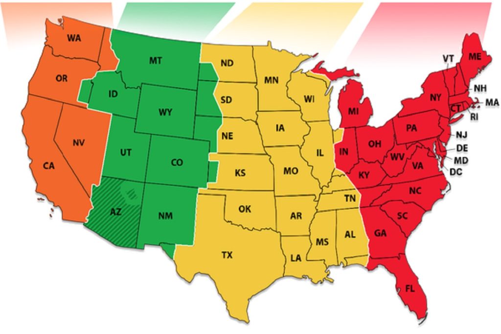 Illinois Time Zone Tour in
