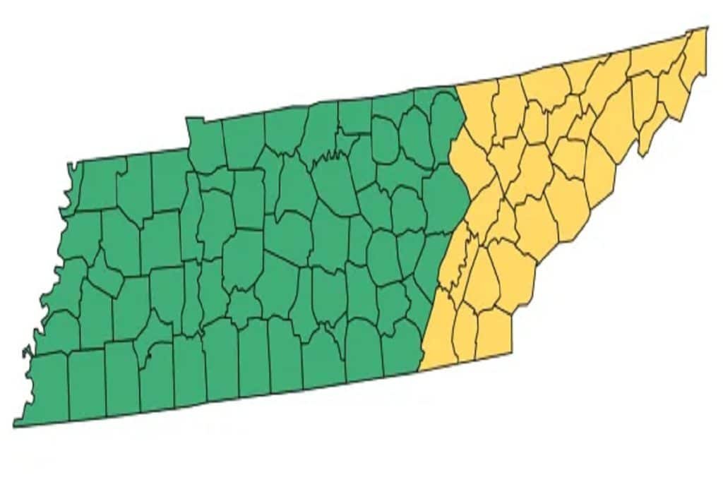 Tennessee Time Zone Does Tennessee Have 2 Time Zones?