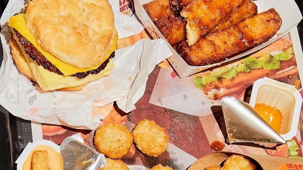 Burger King's Breakfast Menu Items