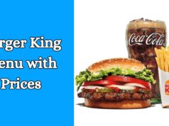 Burger King Menu with Prices – Your Ultimate Fast-Food Guide! Burger King Menu with Prices