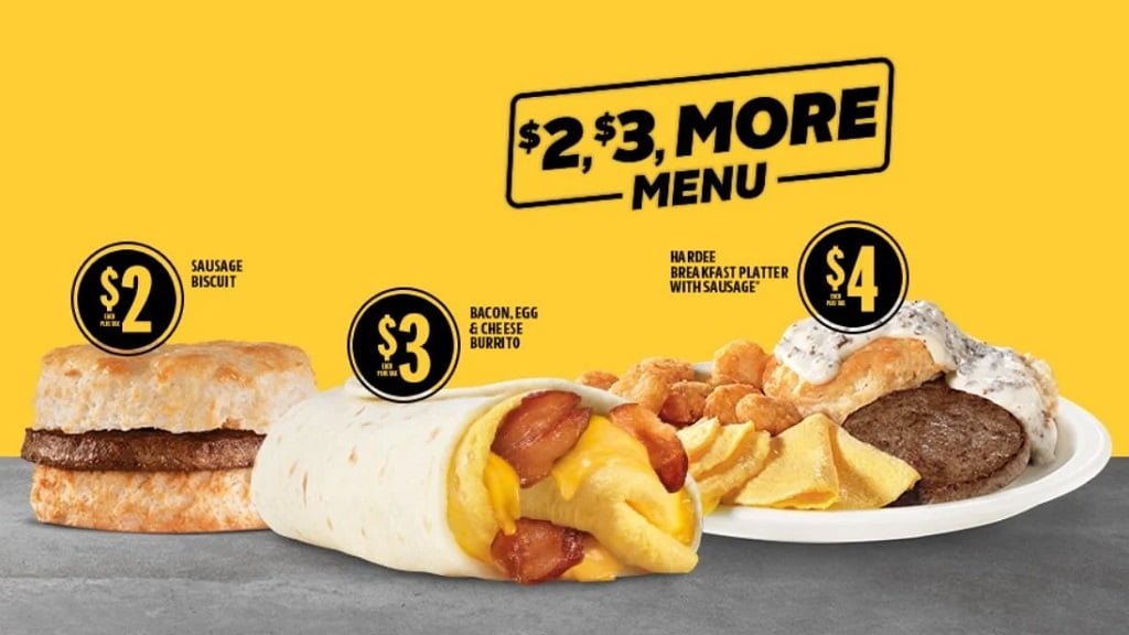 Hardee's Breakfast Menu, Hours, and Prices in 2024