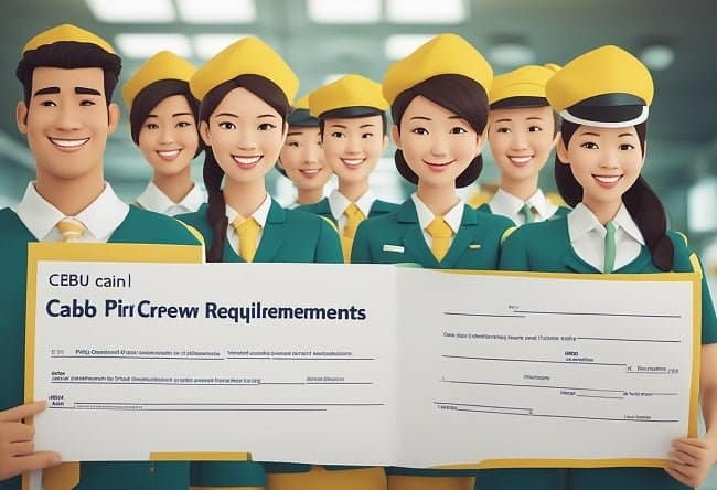 What are the requirements for a Cebu Pacific flight attendant