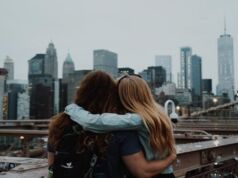 Places to Visit After Moving to New York City A couple looking at the NYC skyline
