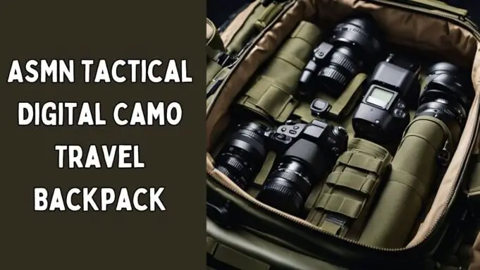 ASMN Tactical Digital Camo Travel Backpack
