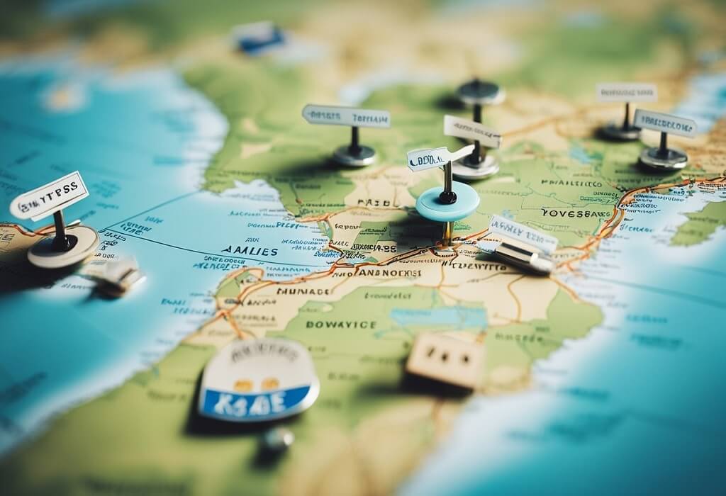 Highlighting Memorable Destinations on Their Travel Map