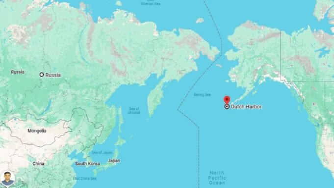 How Far is Dutch Harbor from Russia