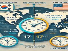 Time Difference Between Korea and California Time Difference Between Korea and California