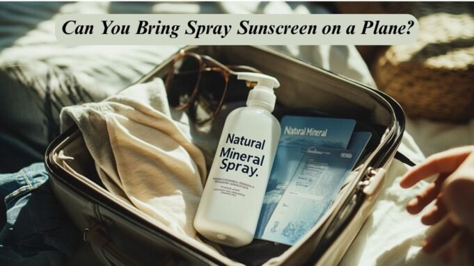 Can You Bring Spray Sunscreen on a Plane Can You Bring Spray Sunscreen on a Plane