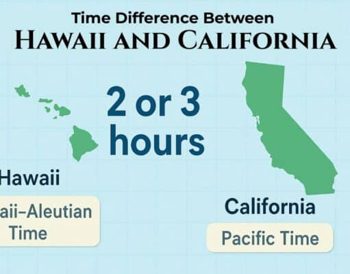 Time Difference Between Hawaii and California – Accurate Guide (2025) Time Difference Between Hawaii and California