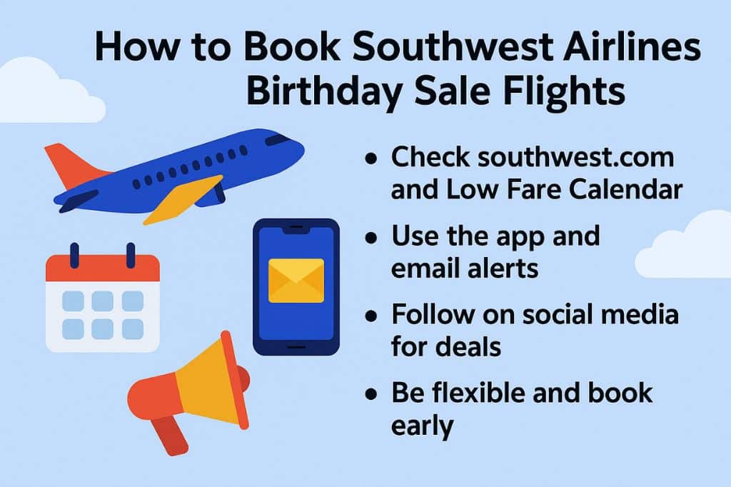 How to Book Southwest Airlines Birthday Sale Flights