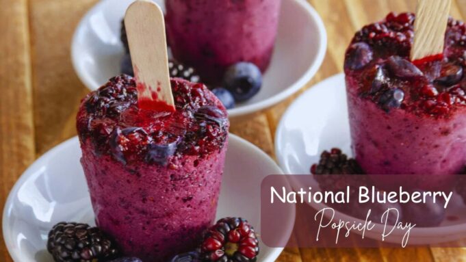 National Blueberry Popsicle Day National Blueberry Popsicle Day