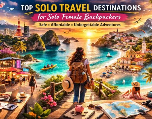 Top solo travel destinations for solo female backpackers