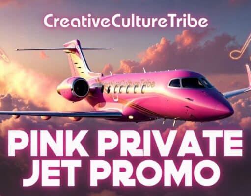 CreativeCultureTribe Pink Private Jet Promo CreativeCultureTribe Pink Private Jet Promo