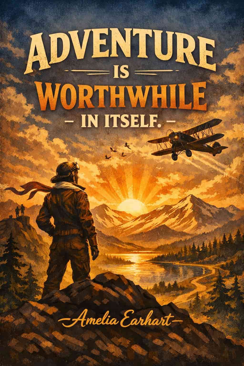 Adventure is worthwhile in itself
